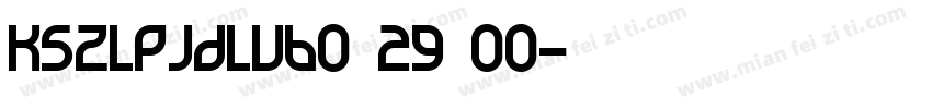 KSZLPJDLVB0 29 00字体转换